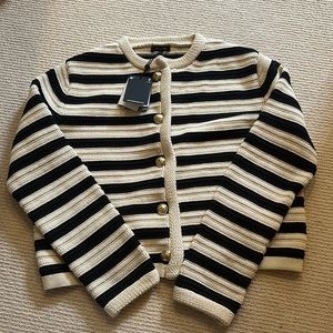 Brand new with tags size small Massimo Dutti cardigan striped.